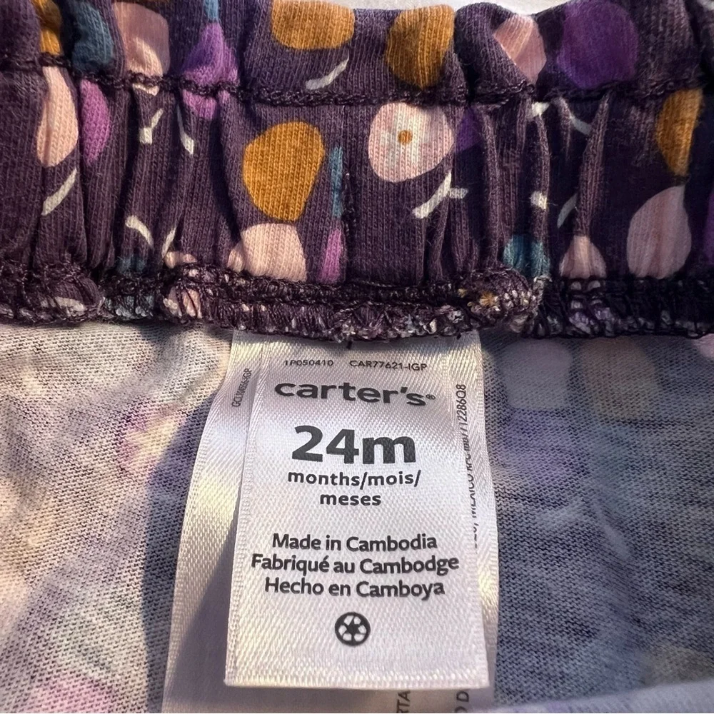 Carters butterfly Pants Smock waist Size 24 months